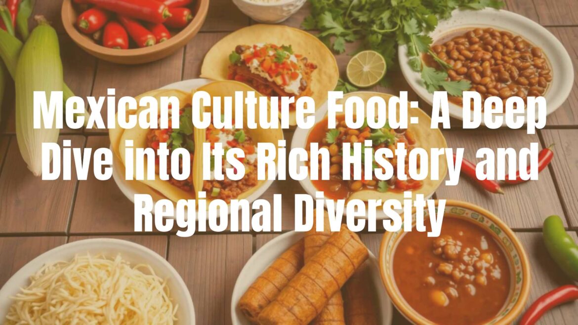 Colorful Mexican feast on a rustic wooden table, traditional dishes like tacos, tamales, and mole, vibrant ingredients such as corn, beans, and chili peppers, warm and inviting atmosphere, cultural celebration, realistic.