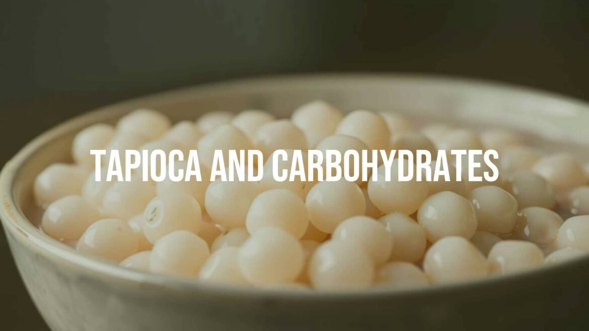 Tapioca pearls in a bowl, close-up, realistic, soft lighting, nutritional theme.