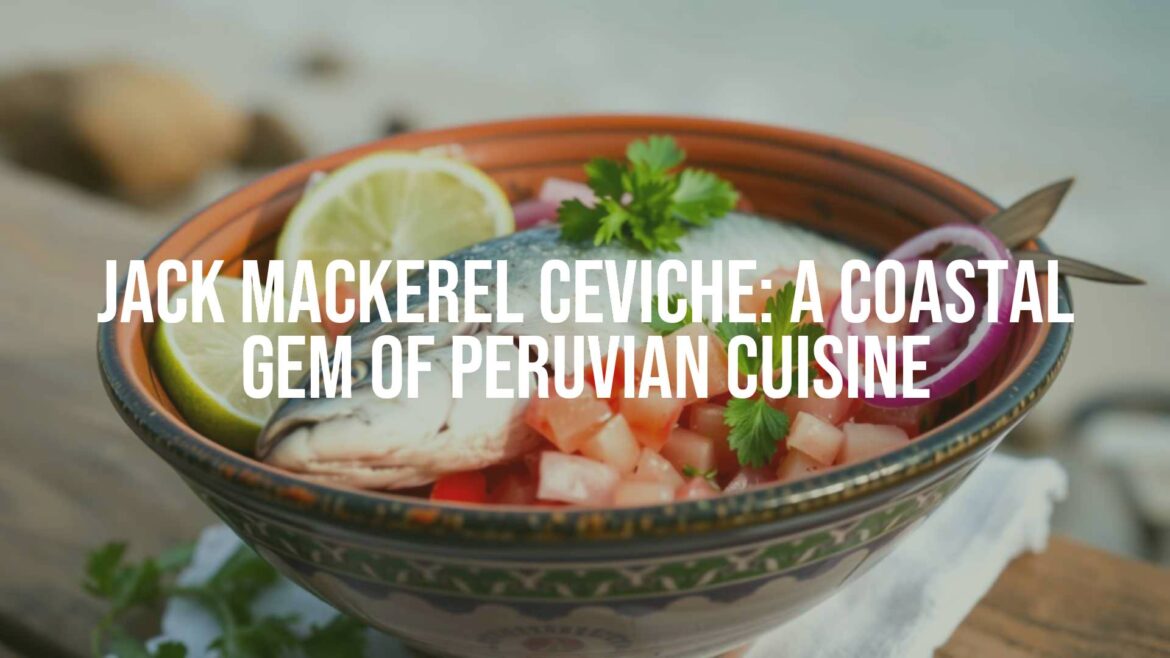 Elegant plate of filet ceviche, whole fish fillet, vibrant citrus slices, fresh herbs, Peruvian-inspired, warm lighting, realistic.